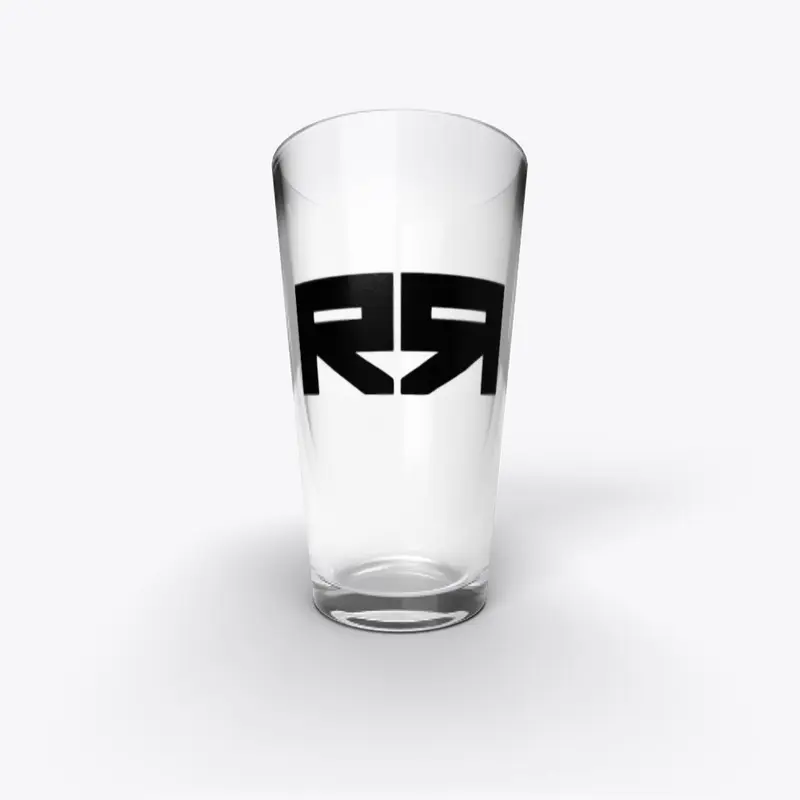 Glass Cup w/ RR Logo